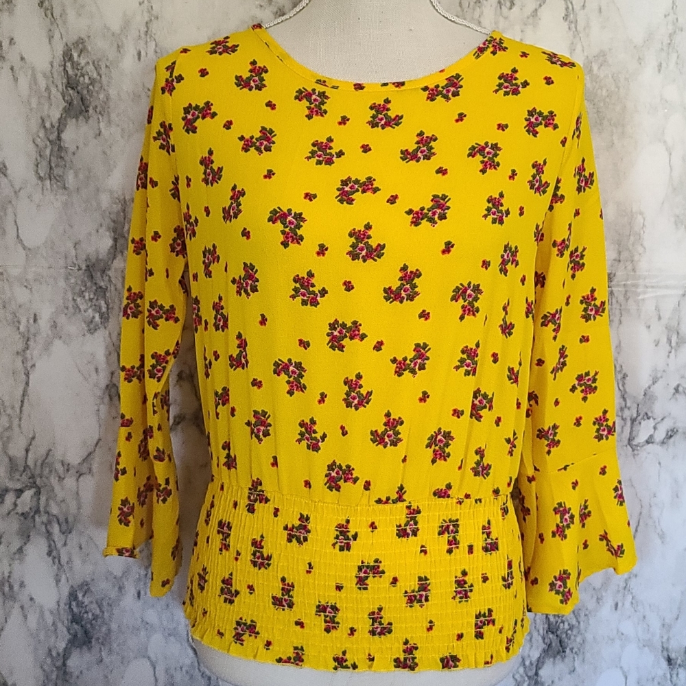 Adara floral blouse size large